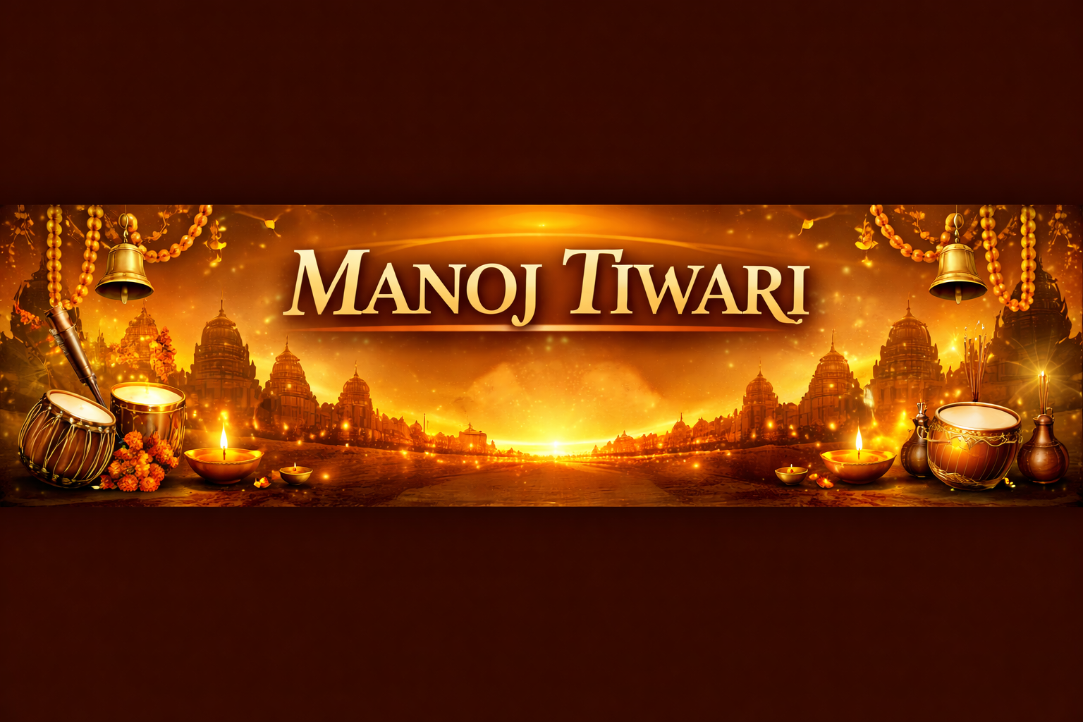 Manoj Tiwari channel banner